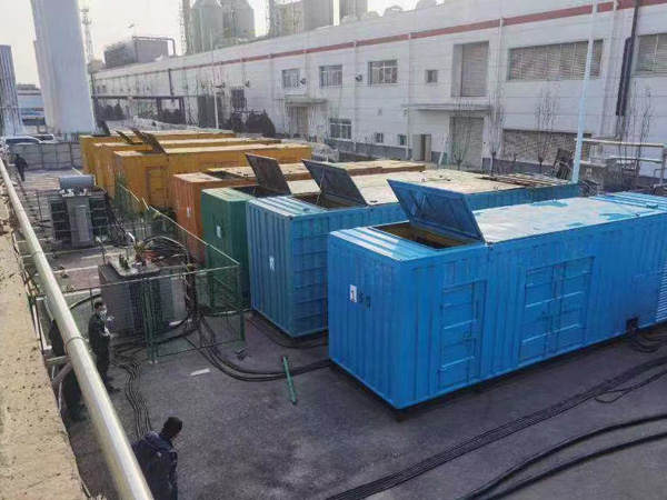 白银柴油发电机出租案例展示